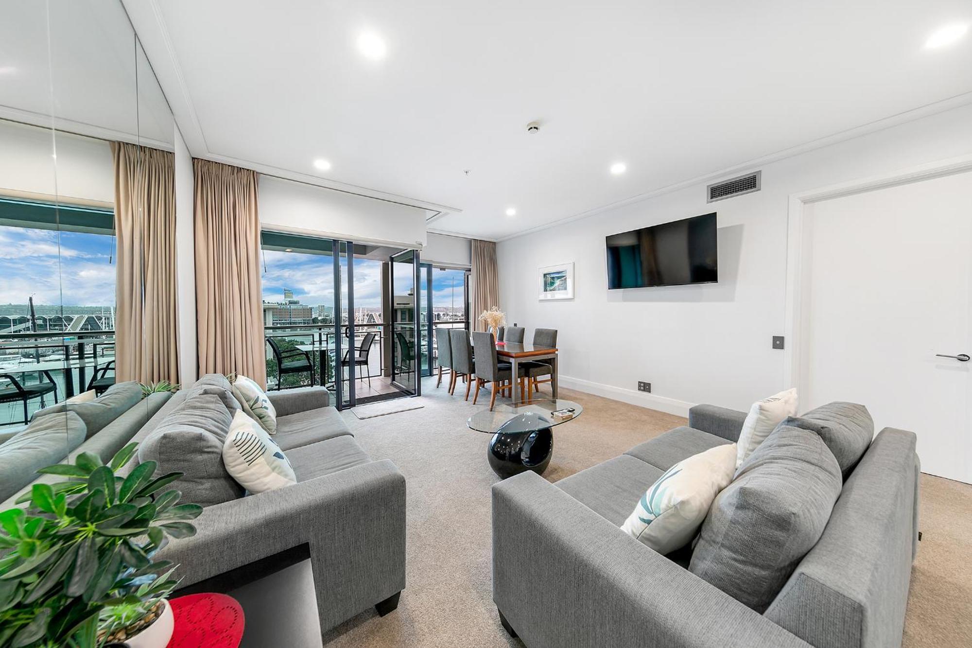 Sophisticated Spacious Apt W Stunning Harbour View Auckland Exteriér fotografie
